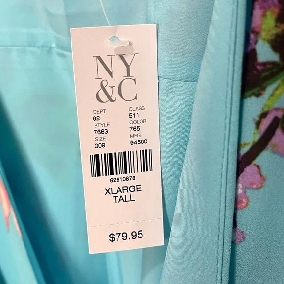 Floral. Wrap. Dress. - Picture 3 of 3